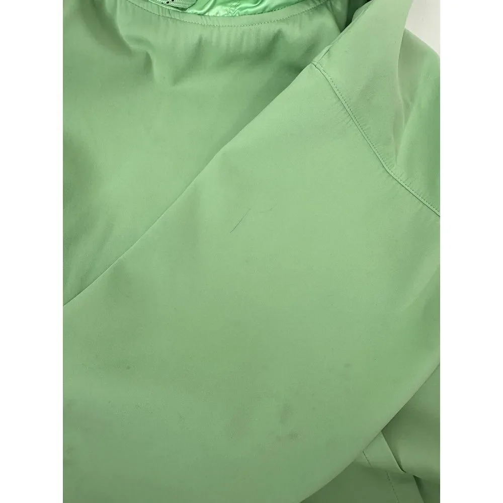 Nike Hoodie Women's Large City Ready Pullover Snap Pullover‎ Swoosh Logo Green
